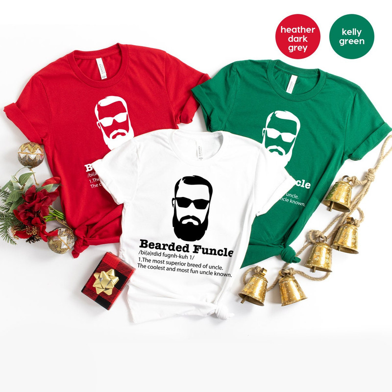 Bearded Funcle Shirt, Funny Uncle Shirt, Bearded Funcle Definition Shirt, Funny Family Gift,Uncle T Shirt,Bearded Uncle Shirt, Uncle Gift - 5.jpg