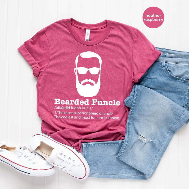 Bearded Funcle Shirt, Funny Uncle Shirt, Bearded Funcle Definition Shirt, Funny Family Gift,Uncle T Shirt,Bearded Uncle Shirt, Uncle Gift - 7.jpg