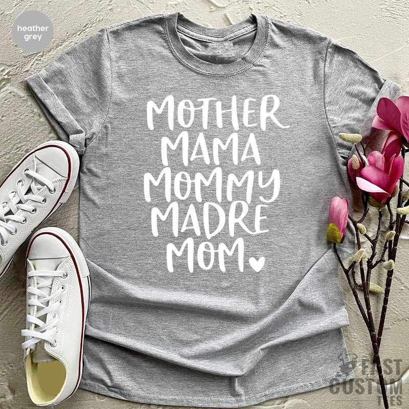 Best Mom Shirt, Mama T Shirt, Mommy TShirt, Mother Mama Mommy Madre Mom Shirt, Mother's Day Shirts, Gift For Mom, Cool Sister T-Shirt - 4.jpg