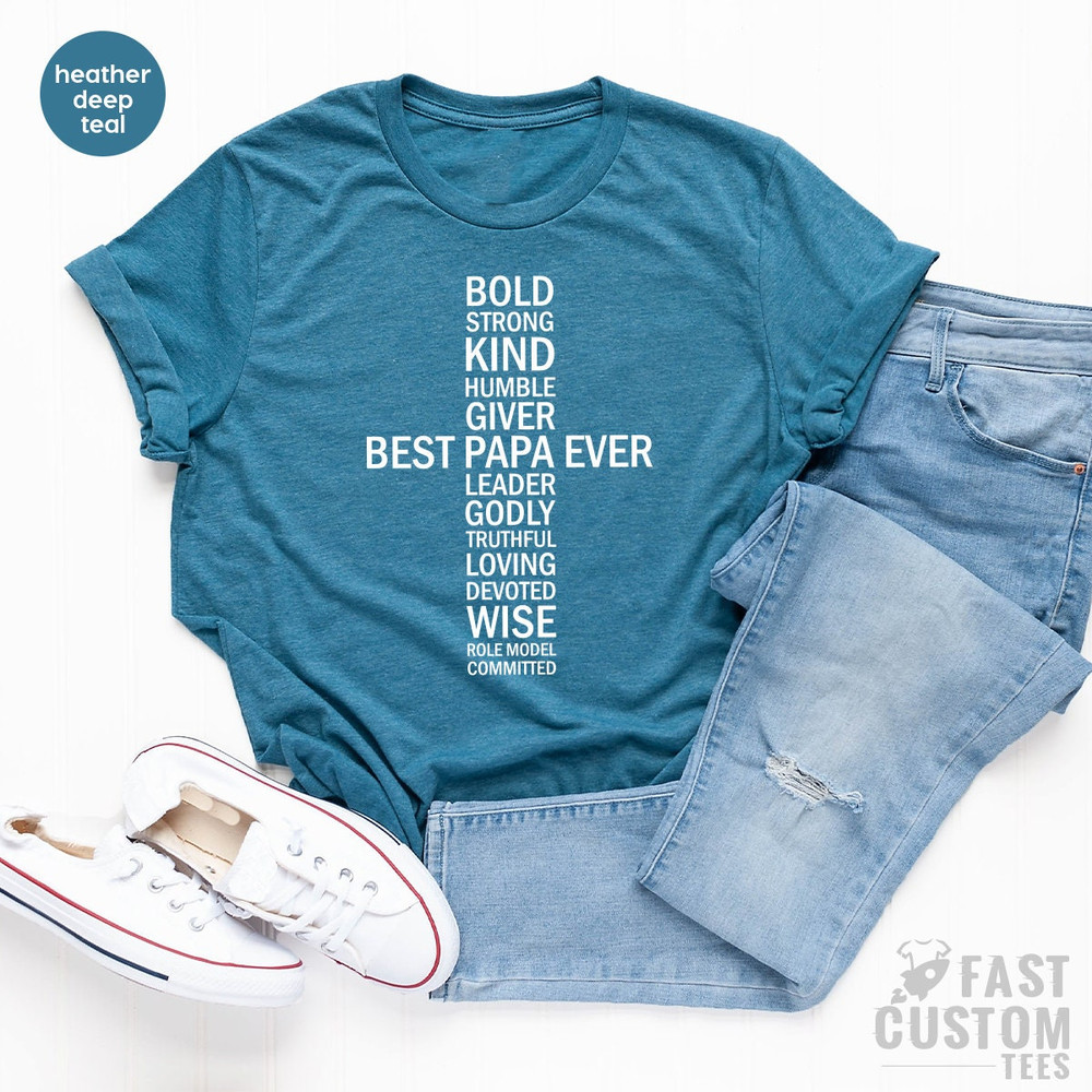 Best Papa Ever Shirt, Dad T Shirt, Fathers Day T-Shirt For Men, Grandpa Tshirt, Cool Husband Tshirt, Grandfather Shirt, Gift For Daddy - 3.jpg