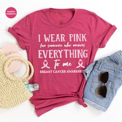breast cancer awareness shirt, cancer support shirt, cancer warrior t shirt, october cancer shirt, cancer awareness shir