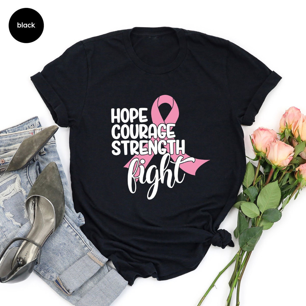 Breast Cancer Shirt, Breast Cancer Gifts, Cancer Shirt, Cancer Support TShirt, Motivational Shirt, Breast Cancer Awareness, Cancer Warrior - 4.jpg