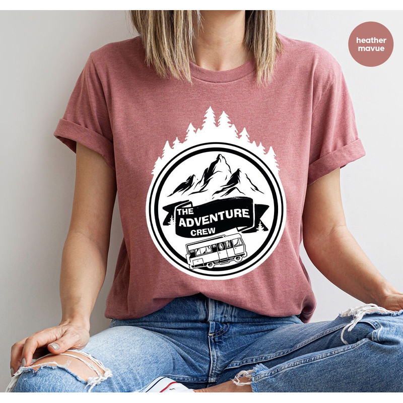 Camping TShirt, Camping Gift, Adventure Shirt, Travel T Shirt, Matching Trip Shirts, Mountain Graphic Tees, Hiking Outfit, Vacation Clothing - 9.jpg