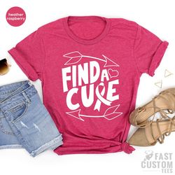 cancer awareness tee, find a cure shirt, breast cancer shirt, cancer aware t-shirt, cancer t-shirt, heal cancer shirt