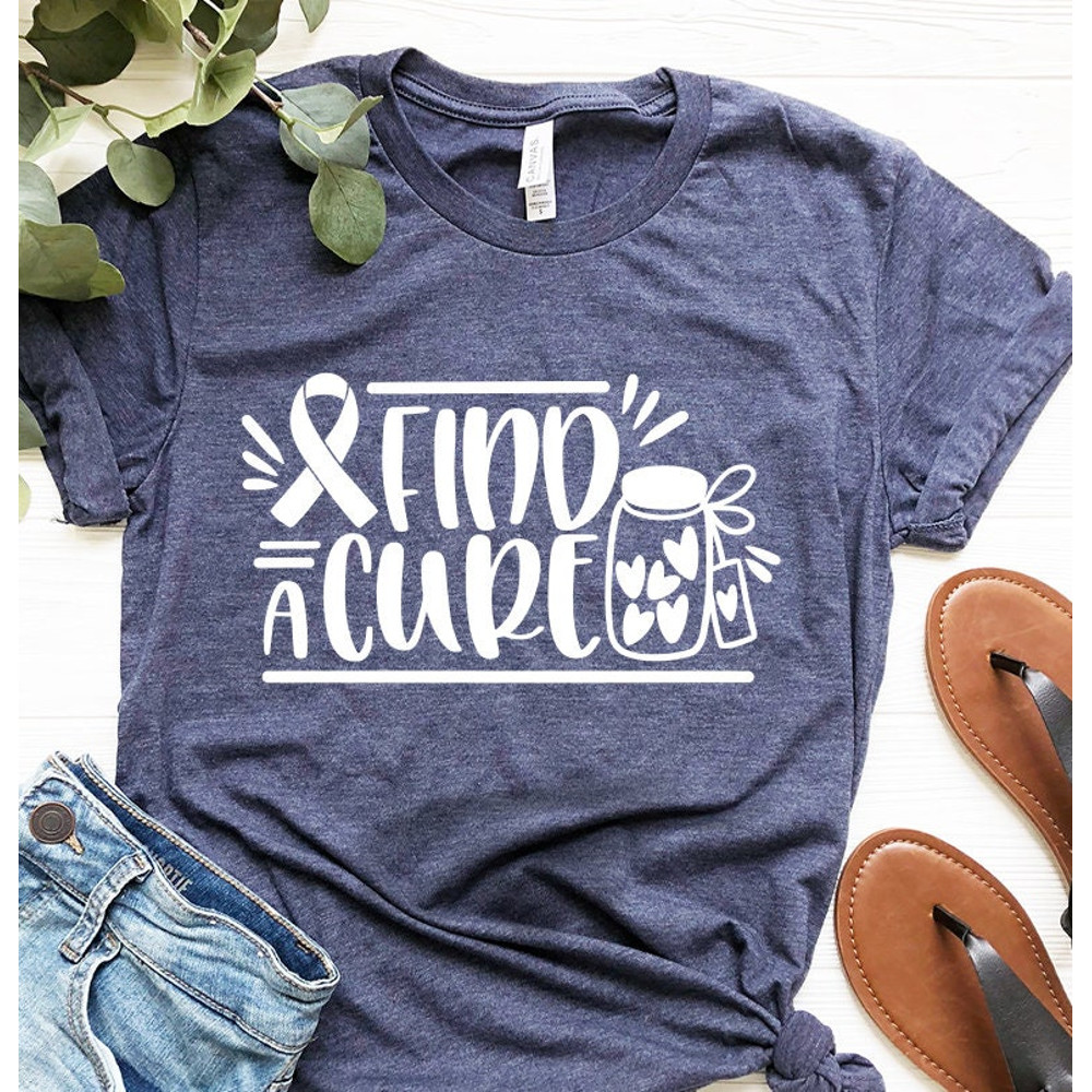 Cancer Shirt, Find A Cure Shirt, Pink Ribbon Shirt, Cancer Fighter Shirt, Breast Cancer T-Shirt, Cancer Support Shirt, Cancer Awareness Tee - 3.jpg
