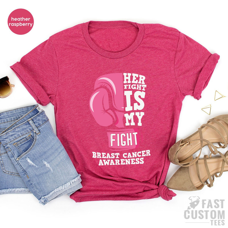Cancer Support Shirt, Cancer Awareness T-Shirt, Her Fight Is Our Fight Shirt, Motivational T Shirt, Cancer Ribbon Tee,Breast Cancer Shirt - 6.jpg