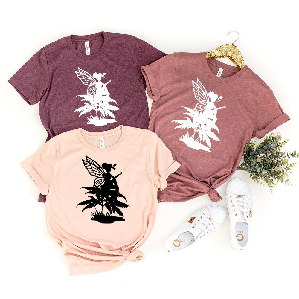 Cannabis Fairy Shirt, Weed Shirt, Funny Pothead Tee, Weed Fairy Tee, Funny Weed Shirt, Marijuana Shirt, Marijuana T Shirt, Cannabis Shirt - 1.jpg