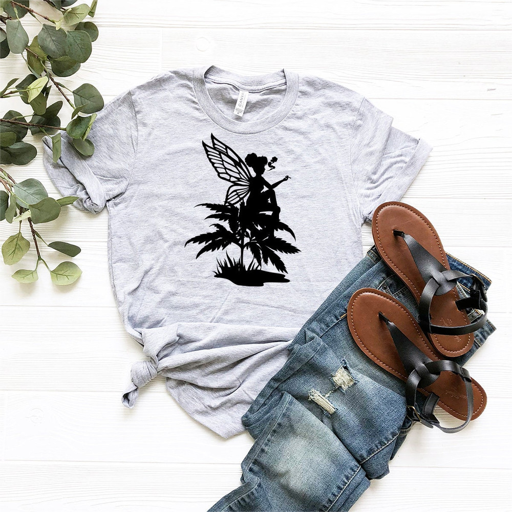 Cannabis Fairy Shirt, Weed Shirt, Funny Pothead Tee, Weed Fairy Tee, Funny Weed Shirt, Marijuana Shirt, Marijuana T Shirt, Cannabis Shirt - 3.jpg