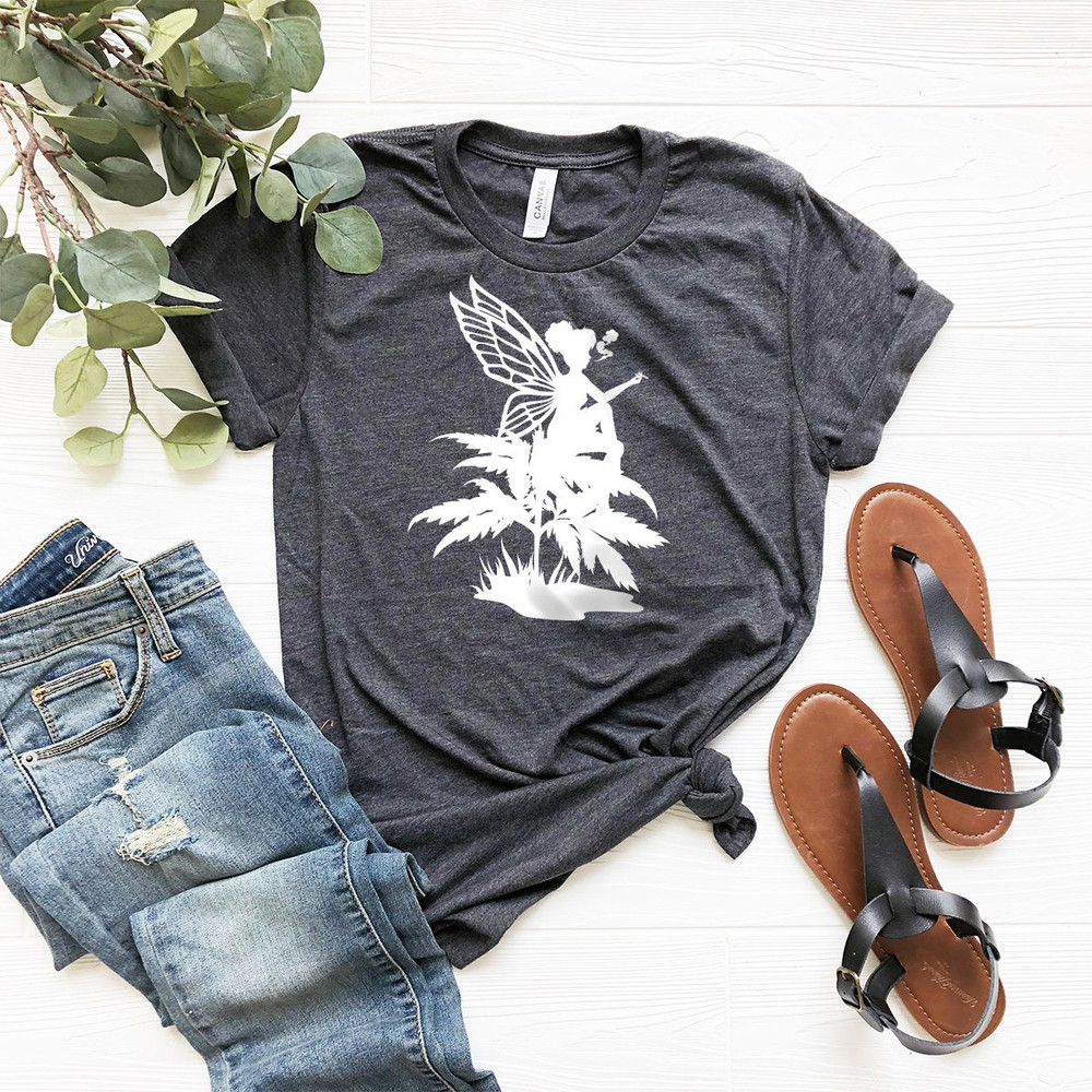 Cannabis Fairy Shirt, Weed Shirt, Funny Pothead Tee, Weed Fairy Tee, Funny Weed Shirt, Marijuana Shirt, Marijuana T Shirt, Cannabis Shirt - 4.jpg