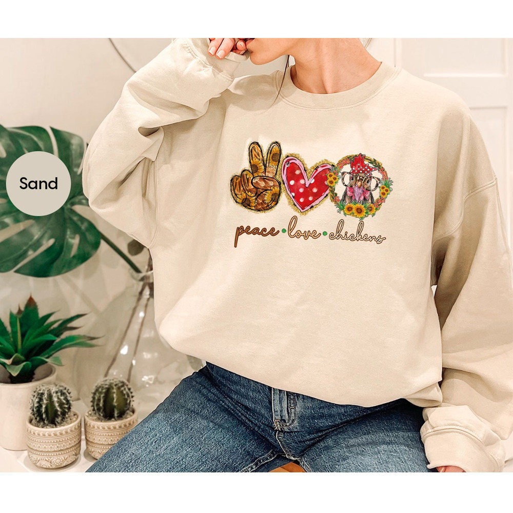 Chicken Mom Graphic Tees, Gift for Her, Women Chicken Shirt, Funny T-Shirt, Farm Gifts, Farmer Vneck Shirt, Shirt for Women, Farm Outfit - 7.jpg