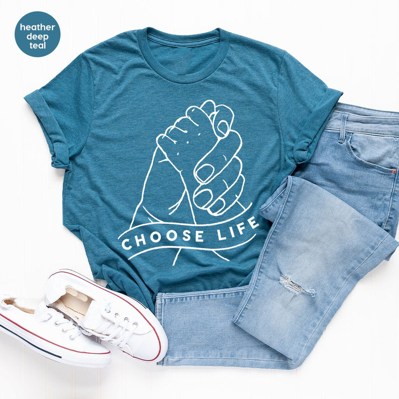 Choice Life Shirt, Mom and Baby Hands T-Shirt, Pro Life Sweatshirts, Save The Babies Shirts, Christian Tshirt, Conservative Tshirts - 4.jpg
