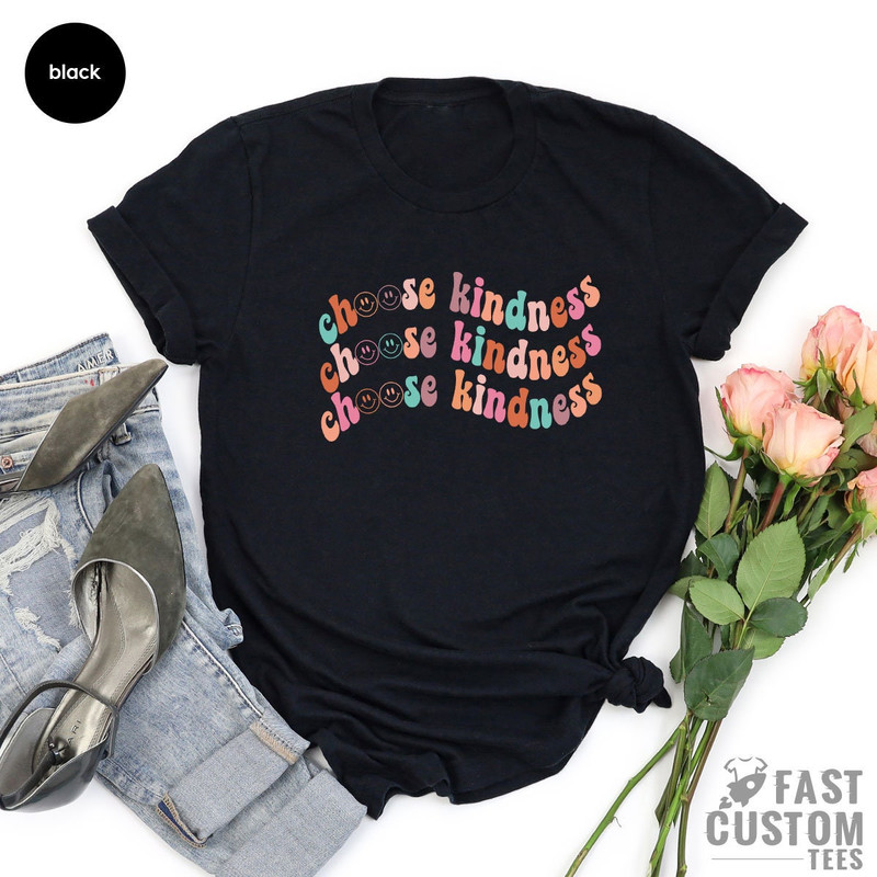 Choose Kindness Shirt, Choose Kindness, Funny Face Shirt, Positive Shirt, Trendy Shirt, Teacher Kindness Shirt, Inspirational Shirt - 2.jpg