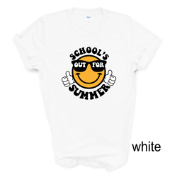 school's out for summer tshirt, end of school year tshirt, teacher's gifts, kids end of school year, teacher's end of sc