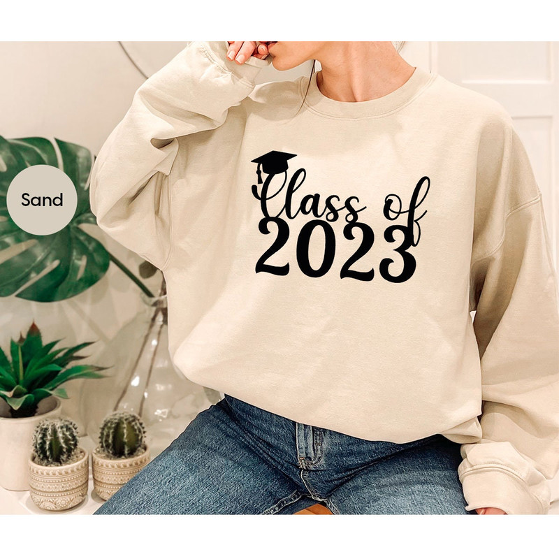 Class of 2023 Shirt for Graduation Gifts, 2023 Graduation T-Shirt for Graduated Senior, Senior Year Sweatshirt for Back to School Gift - 7.jpg