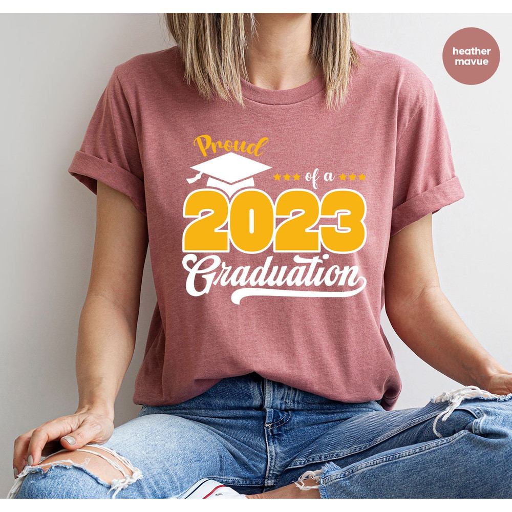 Class of 2023 T-Shirt, Graduation Graphic Tees, School Shirt, Senior Shirt, Graduation Gift, Senior 2023 Vneck Shirt, Back to School T-Shirt - 5.jpg