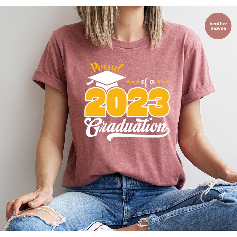 Class of 2023 T-Shirt, Graduation Graphic Tees, School Shirt, Senior Shirt, Graduation Gift, Senior 2023 Vneck Shirt, Back to School T-Shirt - 5.jpg