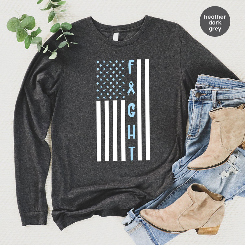 Colon Cancer Hoodies and Sweaters, Cancer Survivor, Colorectal Cancer Sweatshirt, Colon Cancer Awareness Long Sleeve Shirt, Cancer Support - 2.jpg