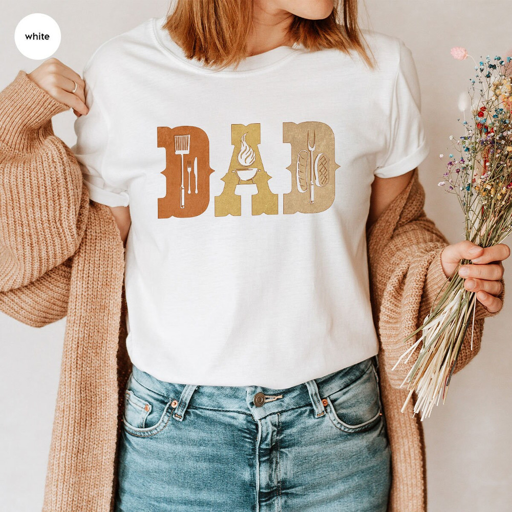 Cool Fathers Day Gift, The Grill Father Shirt, Dad TShirt, Trendy Chef Graphic Tees, Cooking Dad Outfit, Gift For Papa, Chef Gifts for Daddy - 4.jpg