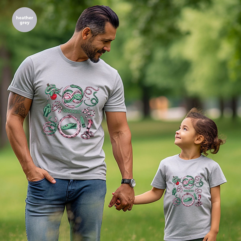 Cool Snake Graphic Tees, Trendy Animal T-Shirt, Aesthetic Snakes Clothing, Snake VNeck Shirt, Gifts for Him, Birthday Gifts for Women - 7.jpg