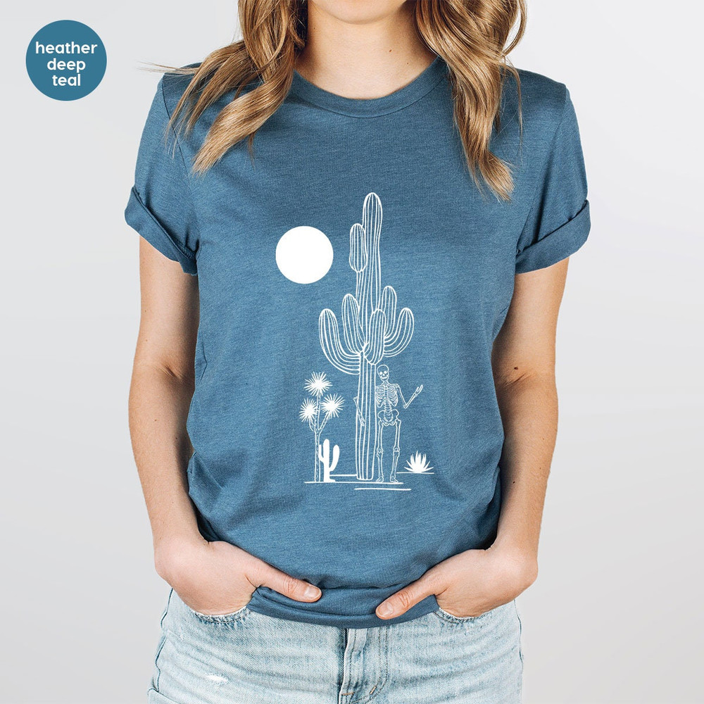 Country T-Shirt, Nature Shirt, Cactus Shirt, Plant Vneck Shirt, Desert Graphic Tees, Western T-Shirt, Adventure Tees, Plant Shirt - 4.jpg