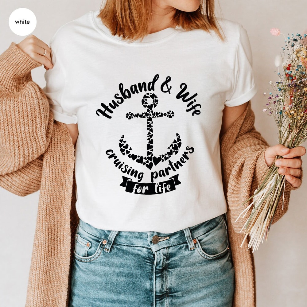 Couples Cruise Shirts, Family Cruising TShirts, Vacation Graphic Tees, Travel Gifts for Wife, Husband and Wife Shirts, Trip Clothing - 7.jpg