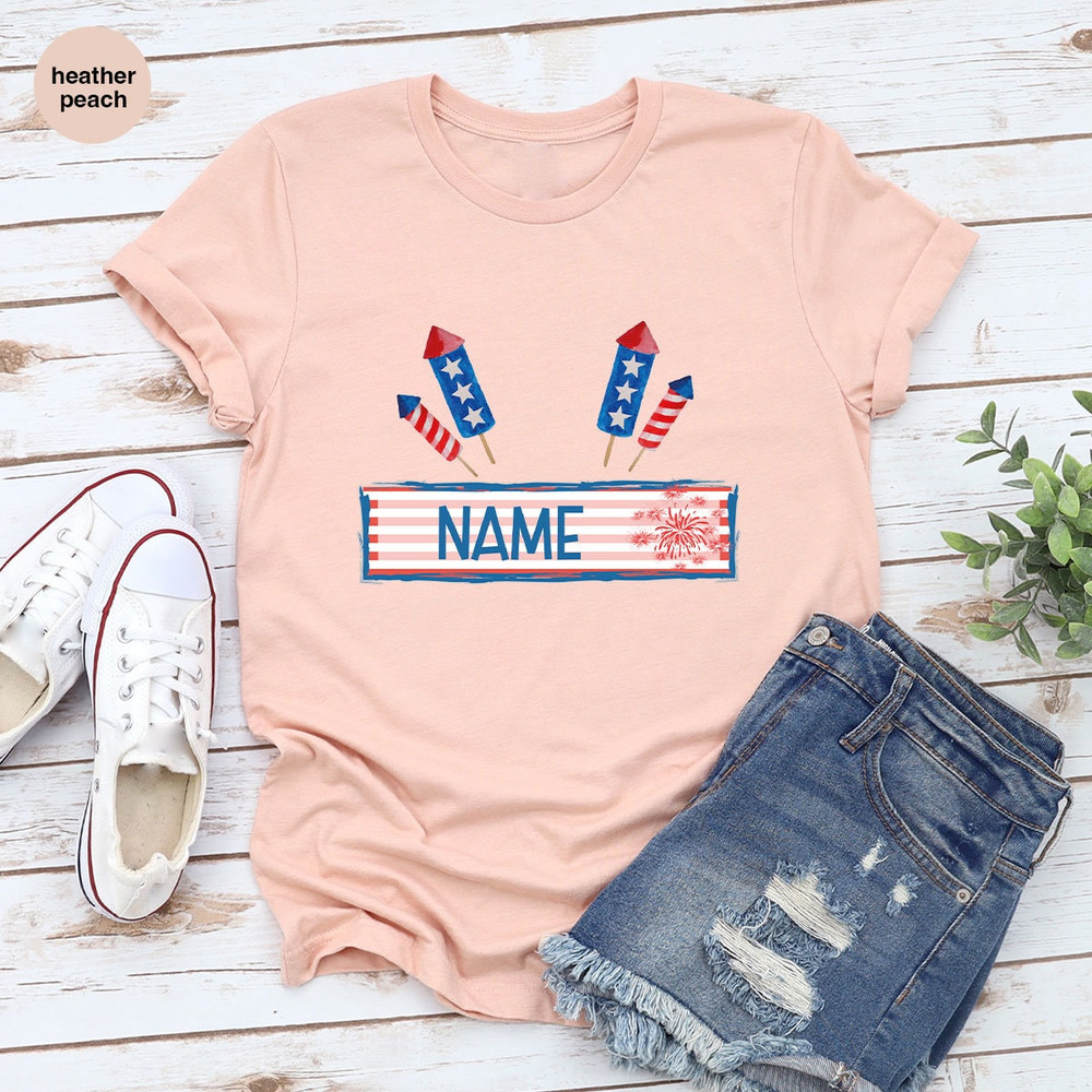 Custom 4th of July Shirt, Personalized Gifts, Patriotic TShirt, America Graphic Tees, Matching Family Shirts, Customized USA Party Shirts - 4.jpg