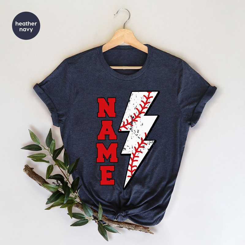 Custom Baseball Shirt, Personalized Gifts, Baseball Mom Shirt, Baseball Player Name Shirt, Customized Sports Outfit, Baseball Coach Gift - 1.jpg