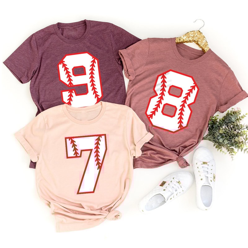 Custom Baseball Shirt, Personalized Gifts, Baseball Numbers Shirt, Baseball Birthday Shirts, Baseball Mom Shirt, Baseball Gift, Gift for Him - 2.jpg