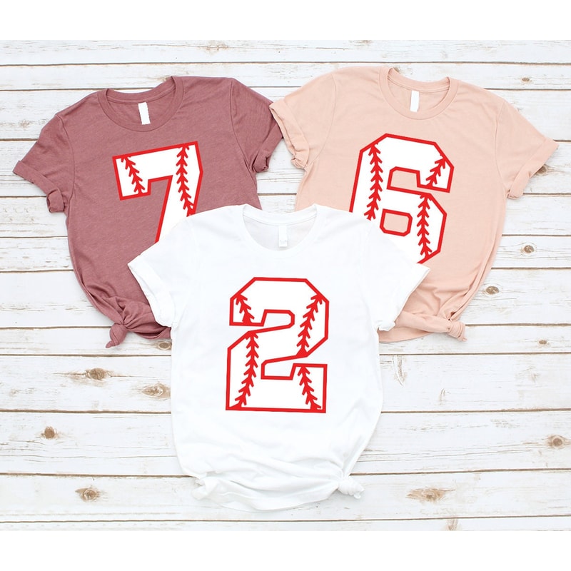 Custom Baseball Shirt, Personalized Gifts, Baseball Numbers Shirt, Baseball Birthday Shirts, Baseball Mom Shirt, Baseball Gift, Gift for Him - 4.jpg