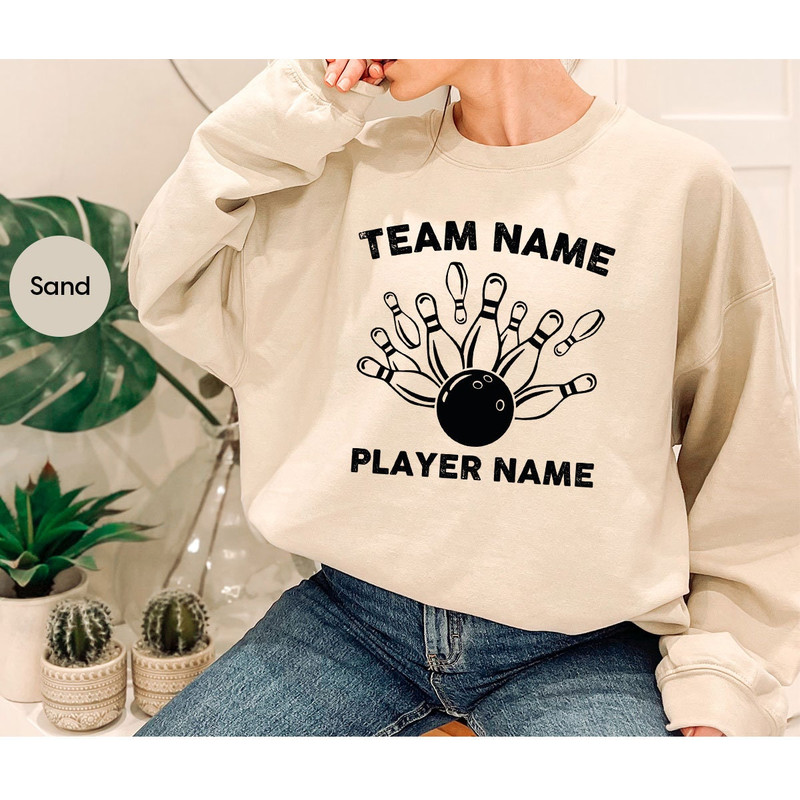 Custom Bowling Shirts, Personalized Bowling Gift, Bowling Crewneck Sweatshirt, Bowling Toddler Shirts, Customized Team Player Name T-Shirt - 2.jpg