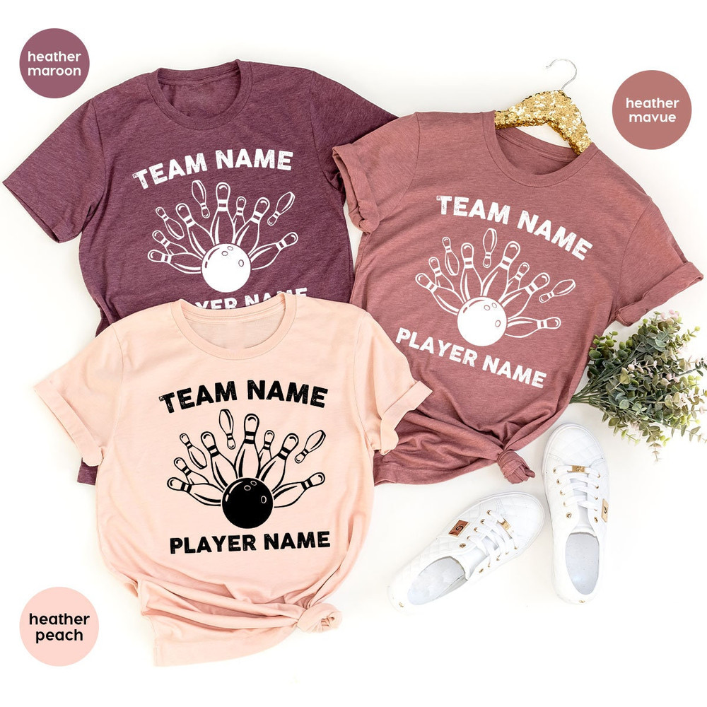 Custom Bowling Shirts, Personalized Bowling Gift, Bowling Crewneck Sweatshirt, Bowling Toddler Shirts, Customized Team Player Name T-Shirt - 3.jpg