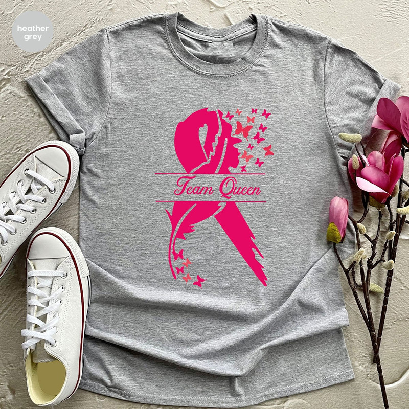 Custom Breast Cancer Shirt, Cancer Support Shirt, Cancer Awareness, Cancer Survivor Shirt, Breast Cancer Ribbon, Custom Breast Cancer Gifts - 5.jpg