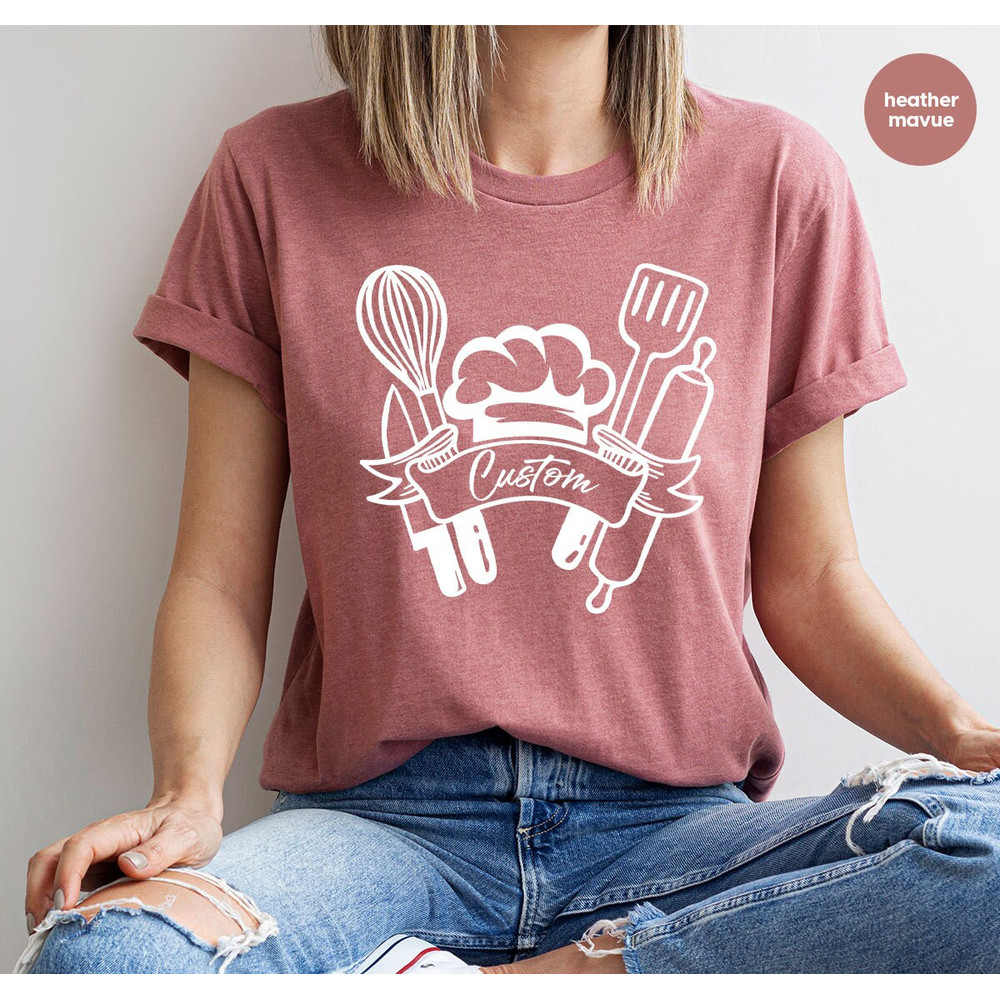 Custom Chef Shirt, Fathers Day Gifts, Trendy Dad T-Shirts, Gifts for Mom, Personalized Father Clothing, Daddy Outfit, Gift for Papa - 6.jpg