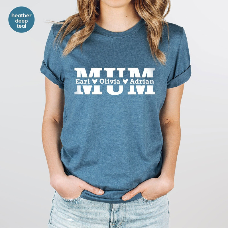 Custom Mothers Day Shirt, Gift for Mom, Personalized Mom Shirt, Mama T-Shirt, Mothers Day Gift, Mom Gift, Mama Crewneck Sweatshirt - 1.jpg