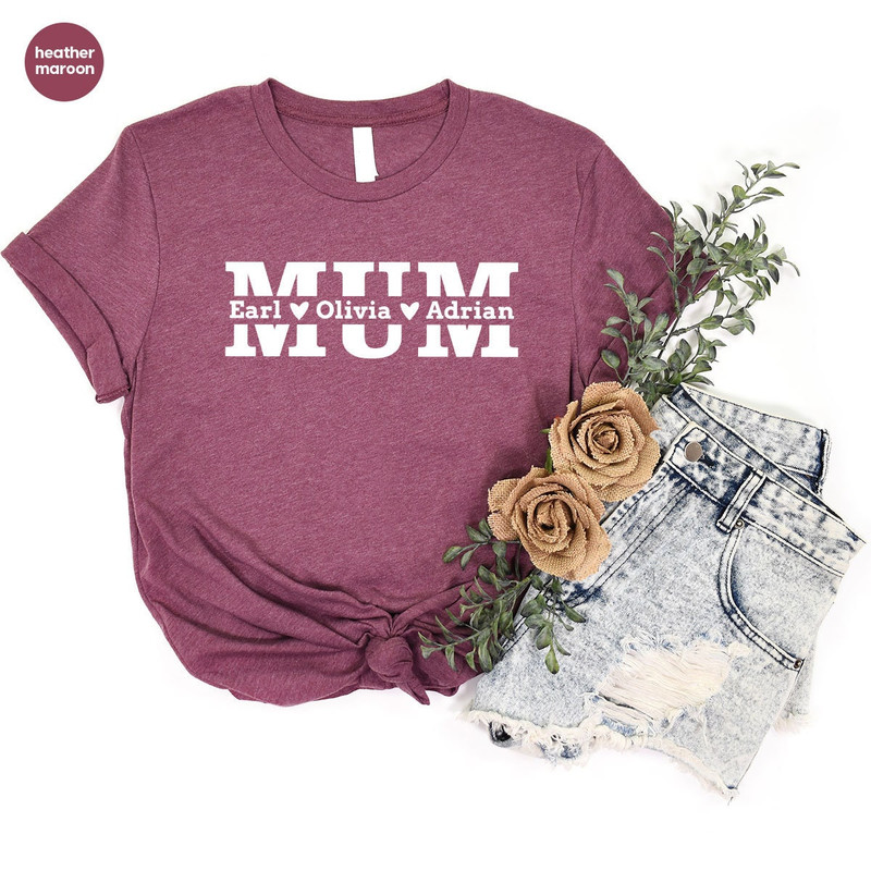 Custom Mothers Day Shirt, Gift for Mom, Personalized Mom Shirt, Mama T-Shirt, Mothers Day Gift, Mom Gift, Mama Crewneck Sweatshirt - 5.jpg