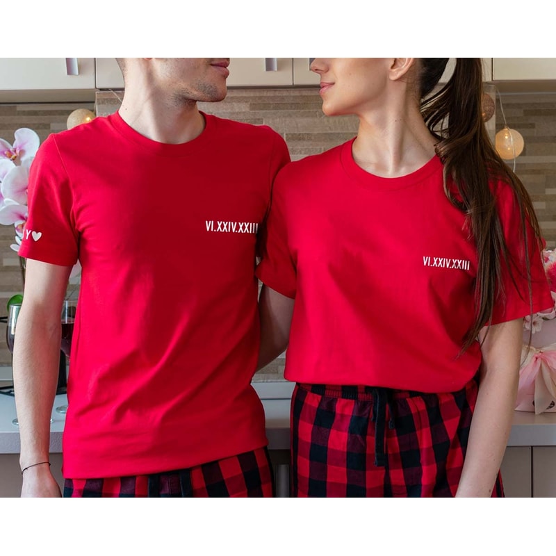 Customized Couple Shirt, Personalized Crewneck Sweatshirt, Couple Gifts, Valentines Day T-Shirt, Matching Couple Shirt, Boyfriend Gift - 2.jpg