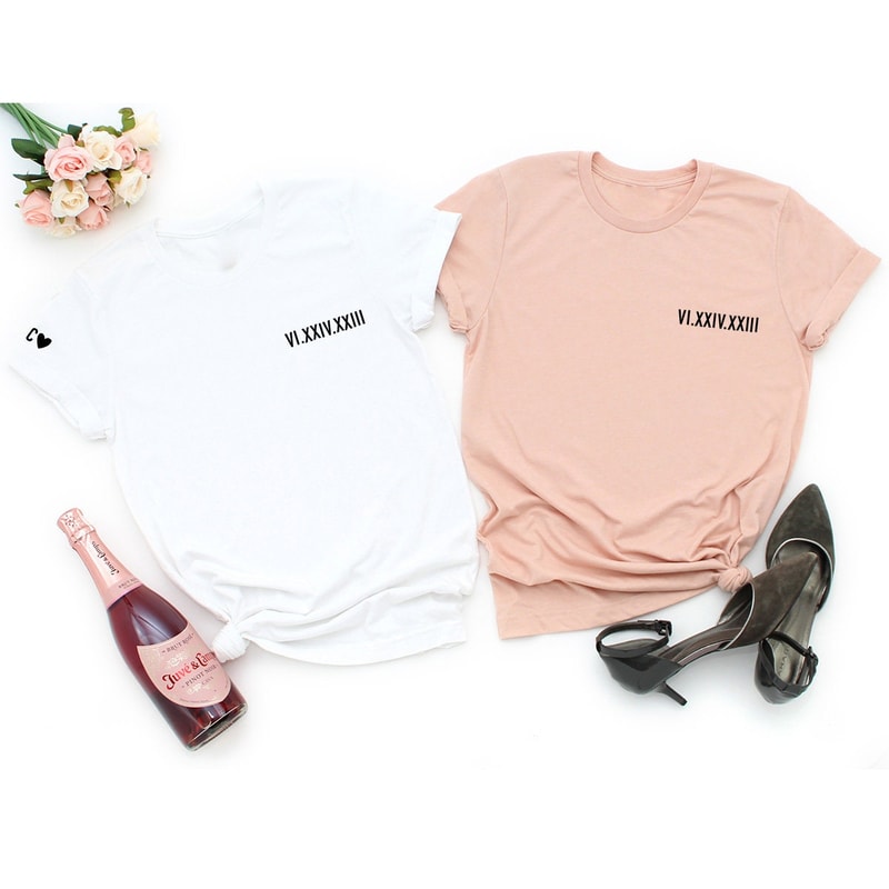 Customized Couple Shirt, Personalized Crewneck Sweatshirt, Couple Gifts, Valentines Day T-Shirt, Matching Couple Shirt, Boyfriend Gift - 3.jpg