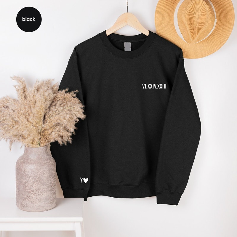 Customized Couple Shirt, Personalized Crewneck Sweatshirt, Couple Gifts, Valentines Day T-Shirt, Matching Couple Shirt, Boyfriend Gift - 7.jpg