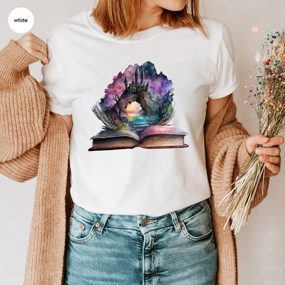 Cute Book Shirts, Toddler Reading Shirts, Librarian Gifts, Reader Womens Clothing, Librarian Vneck T-Shirt, Book Love Gifts - 3.jpg