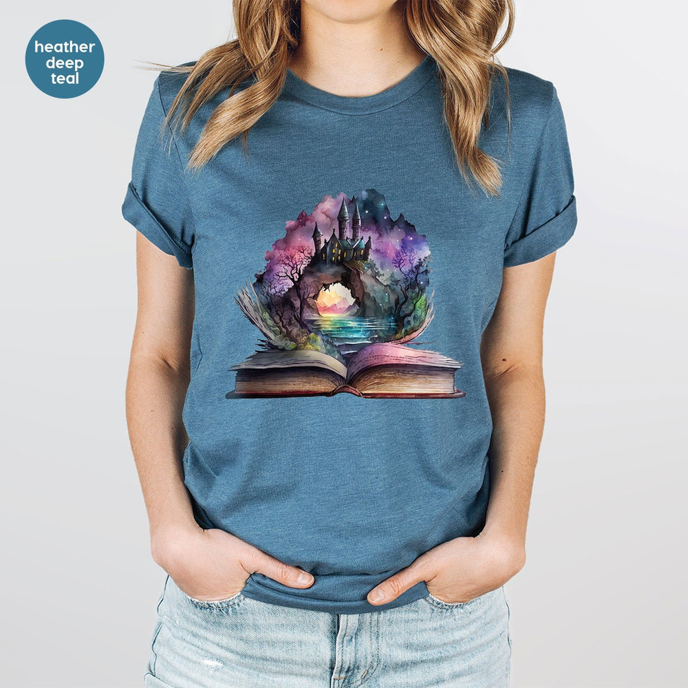 Cute Book Shirts, Toddler Reading Shirts, Librarian Gifts, Reader Womens Clothing, Librarian Vneck T-Shirt, Book Love Gifts - 4.jpg