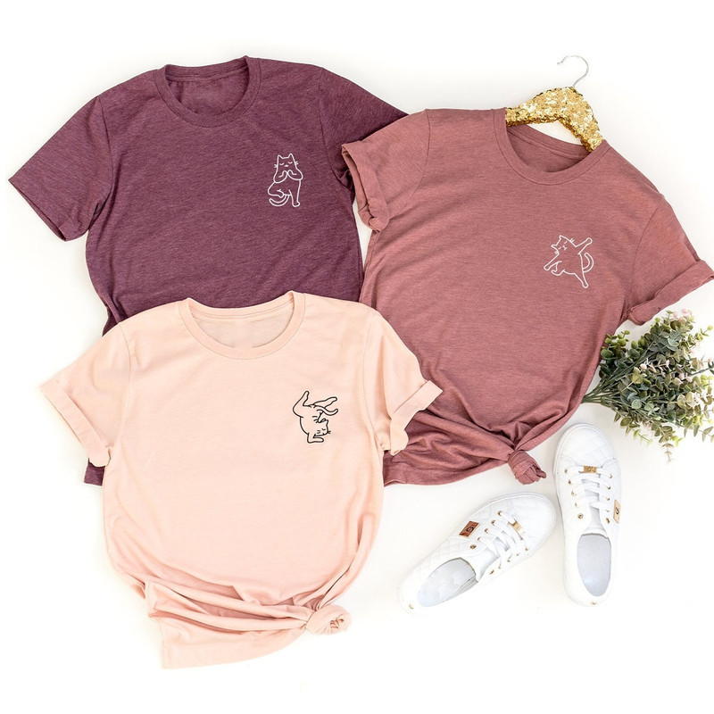 Cute Cat Yoga Shirt, Gifts for Mom, Yoga Crewneck Sweatshirt, Meditation Shirts for Women, Yoga Gifts, Cat Crewneck Sweatshirt - 1.jpg