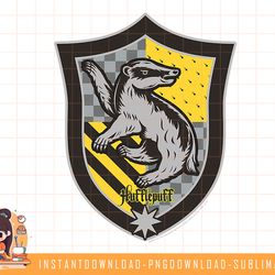 harry potter hufflepuff shield crest png, sublimate, digital download