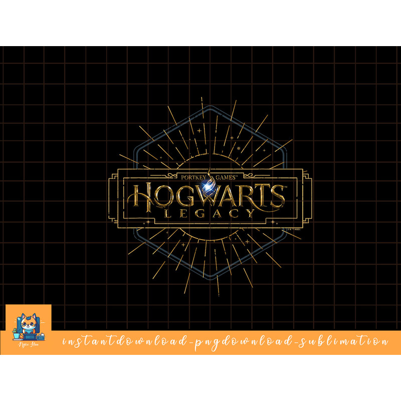 Harry Potter Hogwarts Legacy Full Color Logo png, sublimate, digital download.jpg