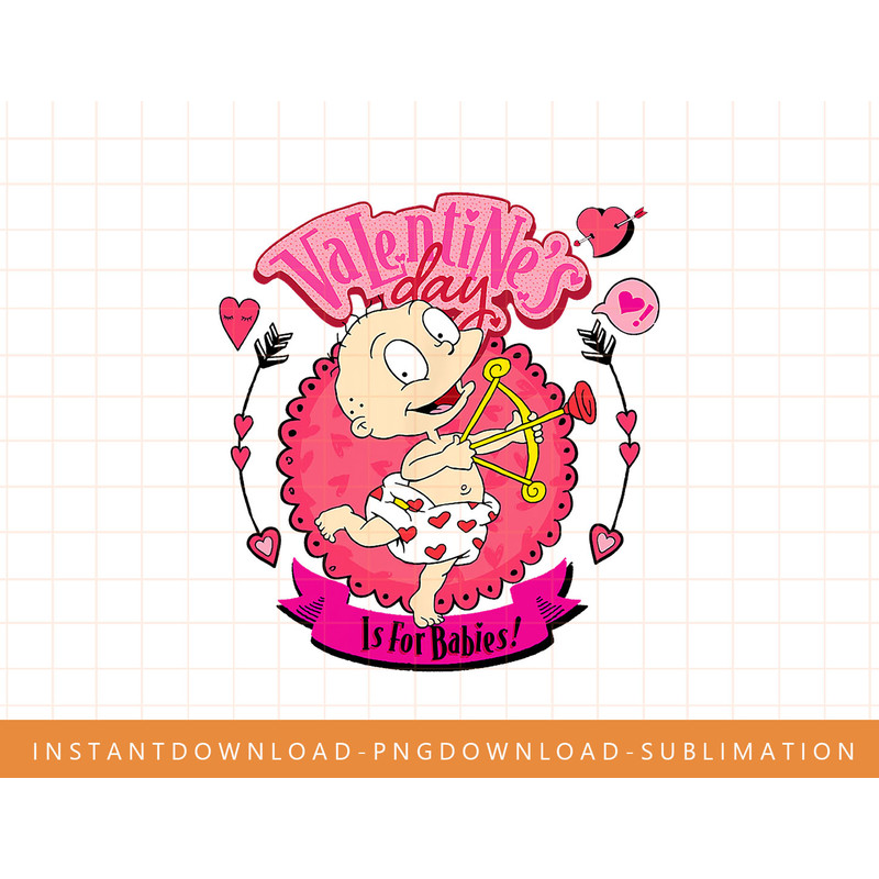 Rugrats Tommy Valentine s Day Is For Babies  png, sublimate, digital print.jpg