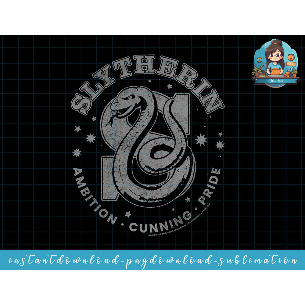 Harry Potter House Slytherin Ambition, Cunning, Pride png, sublimate, digital download.jpg