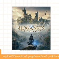 harry potter hogwarts legacy poster png, sublimate, digital download