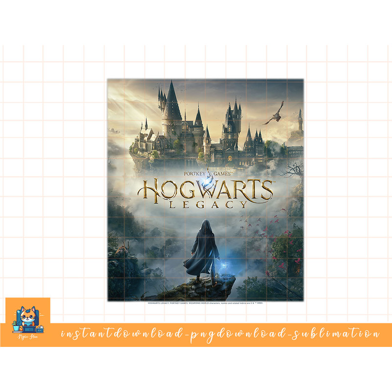 Harry Potter Hogwarts Legacy Poster png, sublimate, digital download.jpg