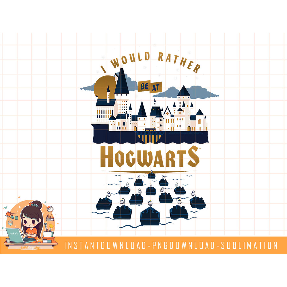 Harry Potter I Would Rather Be At Hogwarts png, sublimate, digital download.jpg