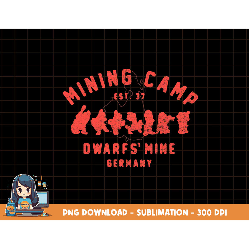 Disney Snow White Mining Camp Est. 37 Graphic T-Shirt png, sublimation, digital print.jpg