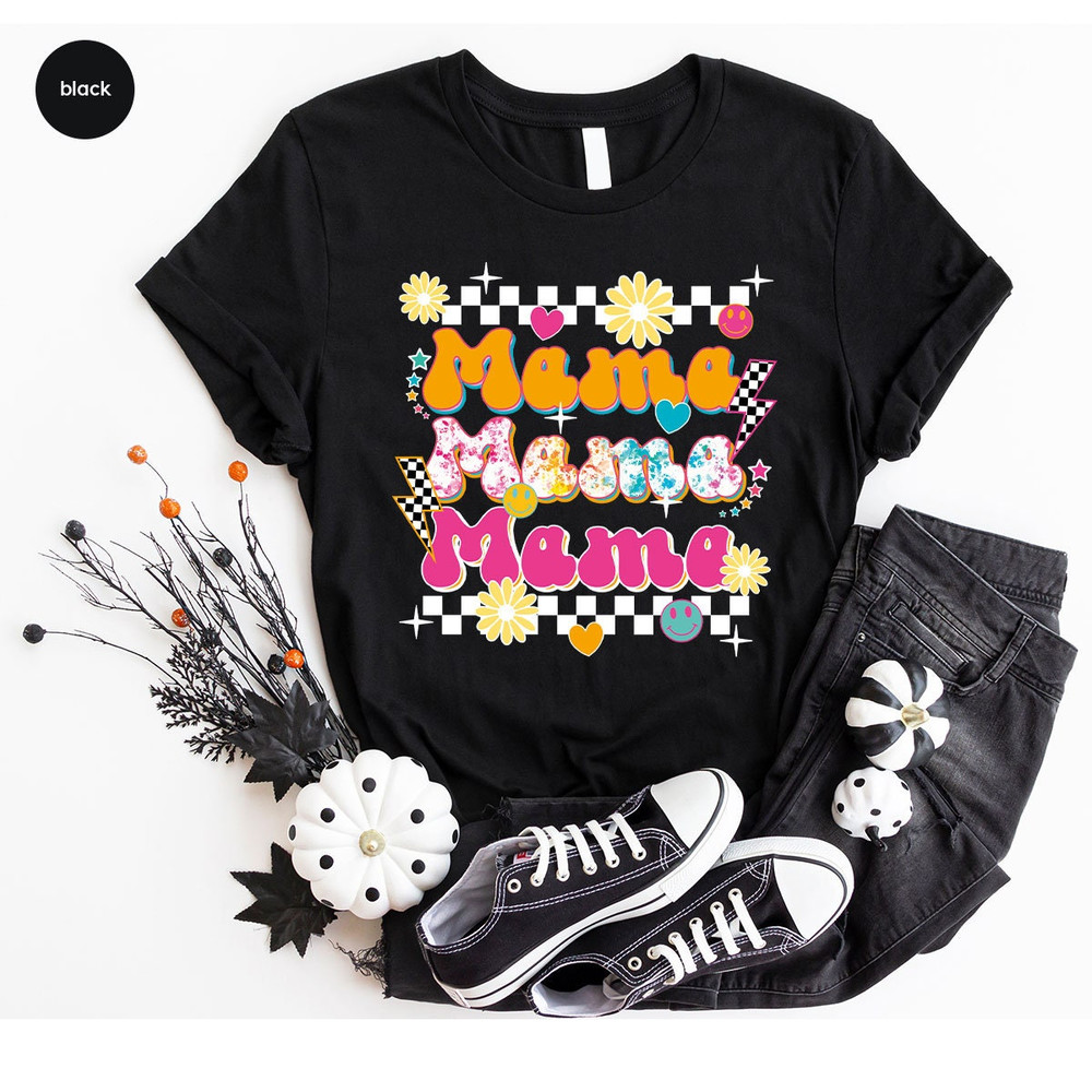 Cute Mothers Day Shirt, Retro Mama Shirt, Mothers Day Gift, Funny Mom Outfit, Cool Mommy Vneck T-Shirt, Mother Gift, Grandma Shirt, Mom Gift - 6.jpg